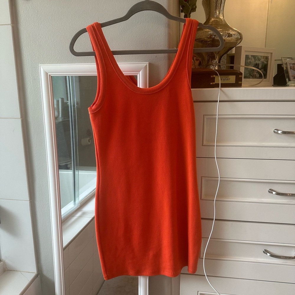 Signature Vibrant Orange Dress